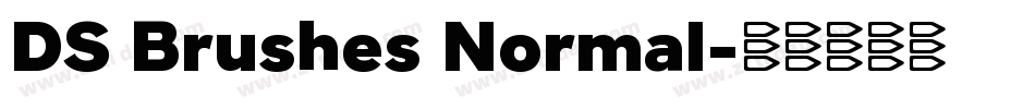 DS Brushes Normal字体转换